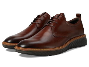 �G�R�[ �����Y �V���[�Y �I�b�N�X�t�H�[�h ECCO ST1 Hybrid Plain Toe Tie Cognac