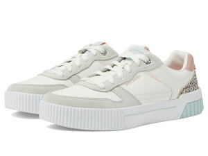 �X�P�b�`���[�Y ���f�B�[�X �V���[�Y �X�j�[�J�[ SKECHERS Court Classics Jade - Feline Instinct Natrual/Multi �}���`�J���[