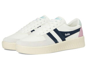 �S�� ���f�B�[�X �V���[�Y �X�j�[�J�[ Gola Grandslam Trident White/Navy/Surf �z���C�g