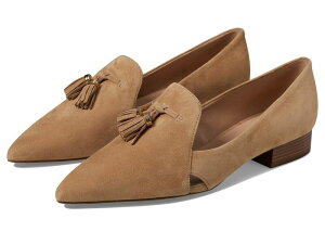 �R�[���n�[�� ���f�B�[�X �V���[�Y �X���b�|���E���[�t�@�[ Cole Haan Vanya Tassel Flat Blush Tan Suede �u���b�V��