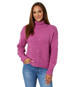 �X�v�����f�B�b�g ���f�B�[�X �A�E�^�[ �j�b�g�E�Z�[�^�[ Splendid Elvira T-Neck Sweater Magenta �}�[���^