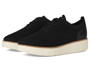 �R�[���n�[�� ���f�B�[�X �V���[�Y �I�b�N�X�t�H�[�h �v���b�g�t�H�[�� Cole Haan Grand City Platform Stitchlite Oxfords Blacknit/Ivory �A�C�{���[