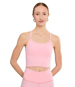 �r�����h���K ���f�B�[�X �g�b�v�X �V���c �N���b�v�h Beyond Yoga Spacedye Slim Racerback Cropped Tank Frosty Pink Heather �w�U�[