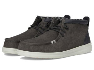 �w�C�f���[�h �����Y �V���[�Y �X���b�|���E���[�t�@�[ Hey Dude Wally Mid Gripr Vin Classic Black Oyster/Black �u���b�N