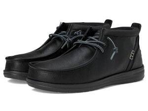 �w�C�f���[�h �����Y �V���[�Y �X���b�|���E���[�t�@�[ Hey Dude Wally Mid GripR Classic Black/Black �u���b�N