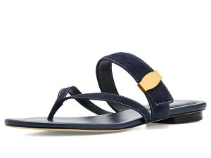 ���F���j�J �x�A�[�h ���f�B�[�X �V���[�Y �T���_�� Veronica Beard Salva Dash Thong Sandals Navy �l�C�r�[