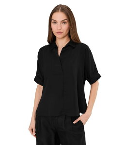 �j�b�N�v���X�]�[�C ���f�B�[�X �g�b�v�X �V���c NIC+ZOE Devon Shirt Black Onyx �u���b�N
