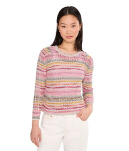 �j�b�N�v���X�]�[�C ���f�B�[�X �A�E�^�[ �j�b�g�E�Z�[�^�[ �v�` NIC+ZOE Petite Melange Mix Sweater Pink Multi �s���N