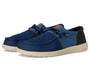 �w�C�f���[�h �����Y �V���[�Y �X���b�|���E���[�t�@�[ Hey Dude Wally Tri Mix Craft Navy Blazer/Multi �l�C�r�[