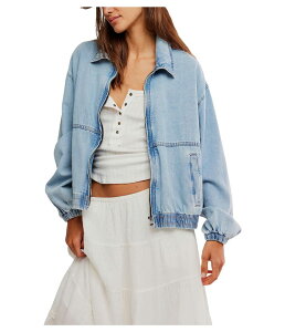 �t���[�s�[�v�� ���f�B�[�X �A�E�^�[ �R�[�g �f�j�� �W���P�b�g Free People Birdie Denim Jacket Mockingbird �f�j��