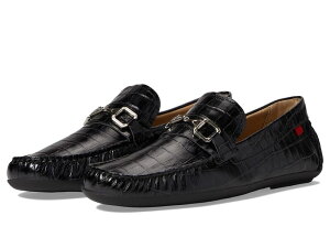�}�[�N�W���Z�t�j���[���[�N �����Y �V���[�Y �X���b�|���E���[�t�@�[ Marc Joseph New York Park Avenue Loafer Black Croco �u���b�N