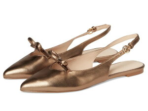 �W���b�N���W���[�X ���f�B�[�X �V���[�Y �T���_�� �g�[�� Jack Rogers Lennox Flat Sling - Metallic Nappa Bronze ���^���b�N