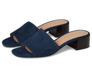 �R�[���n�[�� ���f�B�[�X �V���[�Y �q�[�� �T���_�� Cole Haan Calli Single Band Sandal Navy Blazer Suede �l�C�r�[
