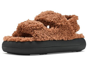���[���u�[�c ���f�B�[�X �V���[�Y �T���_�� MOON BOOT Shearling Sandal Cognac
