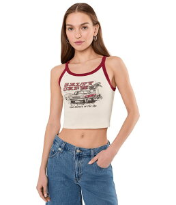 �\���e�B�[�N���[ ���f�B�[�X �g�b�v�X �V���c Salty Crew Truck Stop Tank Off-White �I�t�z���C�g
