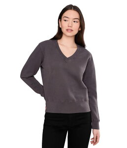 ���b�h�h�b�N ���f�B�[�X �A�E�^�[ �p�[�J�[�E�X�E�F�b�g V�l�b�N �V���c Mod-o-doc Long Sleeve Deep V-Neck Sweatshirt Washed Ebony