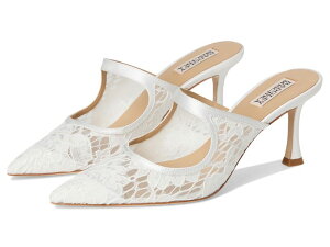 �o�b�W�F���[�~�V���J ���f�B�[�X �V���[�Y �u�[�c�E���C���u�[�c Badgley Mischka Oaklyn Soft White �z���C�g