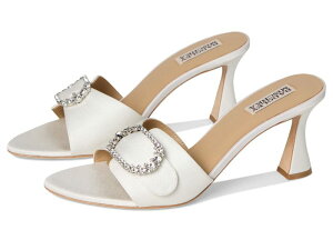 �o�b�W�F���[�~�V���J ���f�B�[�X �V���[�Y �q�[�� Badgley Mischka Odetta Soft White �z���C�g