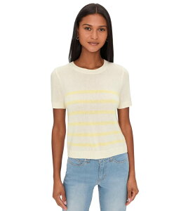 �X�v�����f�B�b�g ���f�B�[�X �A�E�^�[ �j�b�g�E�Z�[�^�[ Splendid Emerson Stripe Short Sleevesweater Shell/Honeysuckle �X�g���C�v
