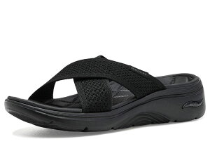 �X�P�b�`���[�Y ���f�B�[�X �V���[�Y �T���_�� SKECHERS On-The-Go Walk Arch Fit 2.0 Sandals - Grace Black/Black �u���b�N