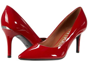 �J���o���N���C�� ���f�B�[�X �V���[�Y �q�[�� Calvin Klein Gayle Pump Crimson Red 1 ���b�h