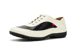 �}�[�N�W���Z�t�j���[���[�N ���f�B�[�X �V���[�Y �X�j�[�J�[ Marc Joseph New York Hampton Golf Black & White Snake �z���C�g