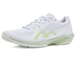 �A�V�b�N�X ���f�B�[�X �V���[�Y �X�j�[�J�[ ASICSolution Swift FF 2 White/Lichen Rock �z���C�g