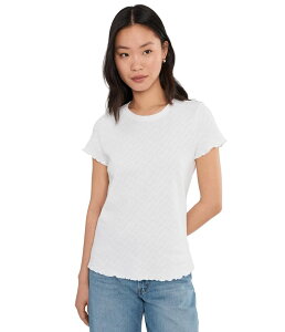 �j�b�N�v���X�]�[�C ���f�B�[�X �g�b�v�X �V���c ���[�X �j�b�g NIC+ZOE Lace Knit-Shirt Paper White �z���C�g