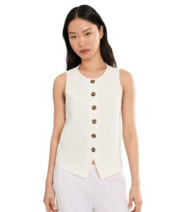 �T���N�`���A���[ ���f�B�[�X �g�b�v�X �V���c �x�X�g �j�b�g Sanctuary Nothing Extra Knit Vest Chalk �`���[�N