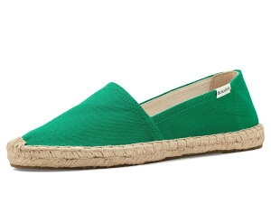 �\���h�X ���f�B�[�X �V���[�Y �X���b�|���E���[�t�@�[ Soludos Original Espadrille Palmeras Green �O���[��