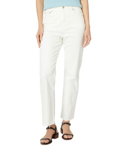 ���C�h�E�F�� ���f�B�[�X �{�g���X �f�j���p���c Madewell The '90straight Crop Jean in Tile White: Raw-Hem Edition Tile White �z���C�g
