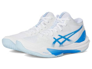 �A�V�b�N�X ���f�B�[�X �V���[�Y �X�j�[�J�[ ASICSky Elite FF MT 3 White/Blue Coast �z���C�g