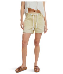 �t���[�s�[�v�� ���f�B�[�X �{�g���X �n�[�t�p���c�E�V���[�c �V���[�g�p���c Free People We The Free Moxie Barrel Shorts Whipped Butter