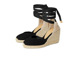 �J�X�^ �j�G�[�� ���f�B�[�X �V���[�Y �q�[�� CASTANER Chiara 80 mm Wedgespadrille Black 1 �u���b�N