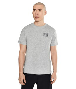�n�[���[ �����Y �g�b�v�X �V���c Hurley Birds Of Paradise Short Sleeve Dark Grey Heather �O���[