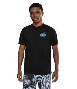 �n�[���[ �����Y �g�b�v�X �V���c Hurley Fast Circleshort Sleeve Black �u���b�N