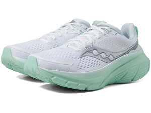 �T�b�J�j�[ ���f�B�[�X �V���[�Y �X�j�[�J�[ Saucony Women's Guide 17 White/Jade �z���C�g