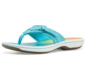 �N���[�N�X ���f�B�[�X �V���[�Y �T���_�� Clarks Breeze Sea Turquoise Ombre Synthetic �^�[�R�C�Y