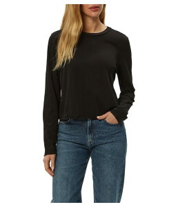 �}�C�P���X�^�[�Y ���f�B�[�X �g�b�v�X �V���c �N���[�l�b�N Michael Stars Aiko Crew Neck Rolledge Tee Black �u���b�N