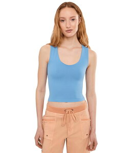 �t���[�s�[�v�� ���f�B�[�X �g�b�v�X �V���c Free People Clean Lines Muscle Cami Blissful Blue �u���[