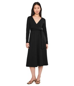 �p�N�g ���f�B�[�X �g�b�v�X �����s�[�X PACT Fit & Flare Faux Wrap Dress Black �u���b�N