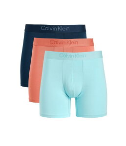 �J���o�� �N���C�� �A���_�[�E�F�A �����Y �{�N�T�[�p���c Calvin Klein Underwear Ultra-Soft Modern 3-Pack Boxer Brief Enchanted Blue/Sunfruit Fun/Antarctic Blue �u���[