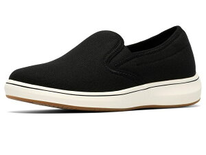�N���[�N�X ���f�B�[�X �V���[�Y �X�j�[�J�[ Clarks Breezesky Zoe Black Canvas �u���b�N