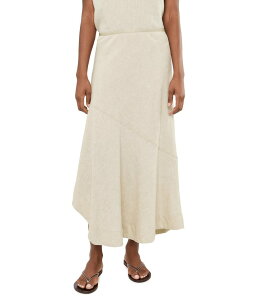 �j�b�N�v���X�]�[�C ���f�B�[�X �{�g���X�J�[�g ���l�� NIC+ZOE Long Engagement Rumba Linen Skirt Neutral Mix