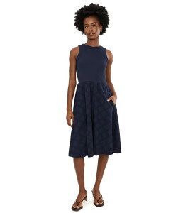 �j�b�N�v���X�]�[�C ���f�B�[�X �g�b�v�X �����s�[�X NIC+ZOE Diamond Eyelet Sofia Dress Dark Indigo �C���f�B�S