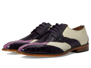 �X�e�C�V�[�A�_���X �����Y �V���[�Y �I�b�N�X�t�H�[�h ���[�X Stacy Adams Tristano Bike Toe Lace-Upurple Multi �p�[�v��