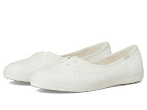 �P�b�Y ���f�B�[�X �V���[�Y �T���_�� �~�j Keds The Mini Snowhiteyelet �z���C�g