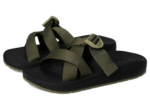�`���R �����Y �V���[�Y �T���_�� Chaco Cushz Slide Mossy Olive �I���[�u