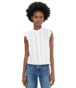 �j�b�N�v���X�]�[�C ���f�B�[�X �g�b�v�X �V���c NIC+ZOE French Frill Topaper White �z���C�g