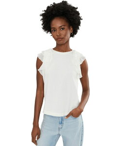�j�b�N�v���X�]�[�C ���f�B�[�X �g�b�v�X �V���c �V�t�H�� NIC+ZOE Chiffon Driftop Classicream �N���[��